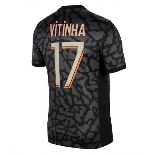 Fotbalové Dres Paris Saint-Germain Vitinha #17 Alternativní 2023-24 Krátký Rukáv